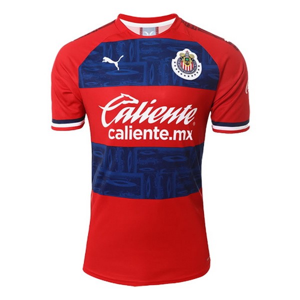Trikot CD Guadalajara Auswarts 2019-20 Rote Fussballtrikots Günstig